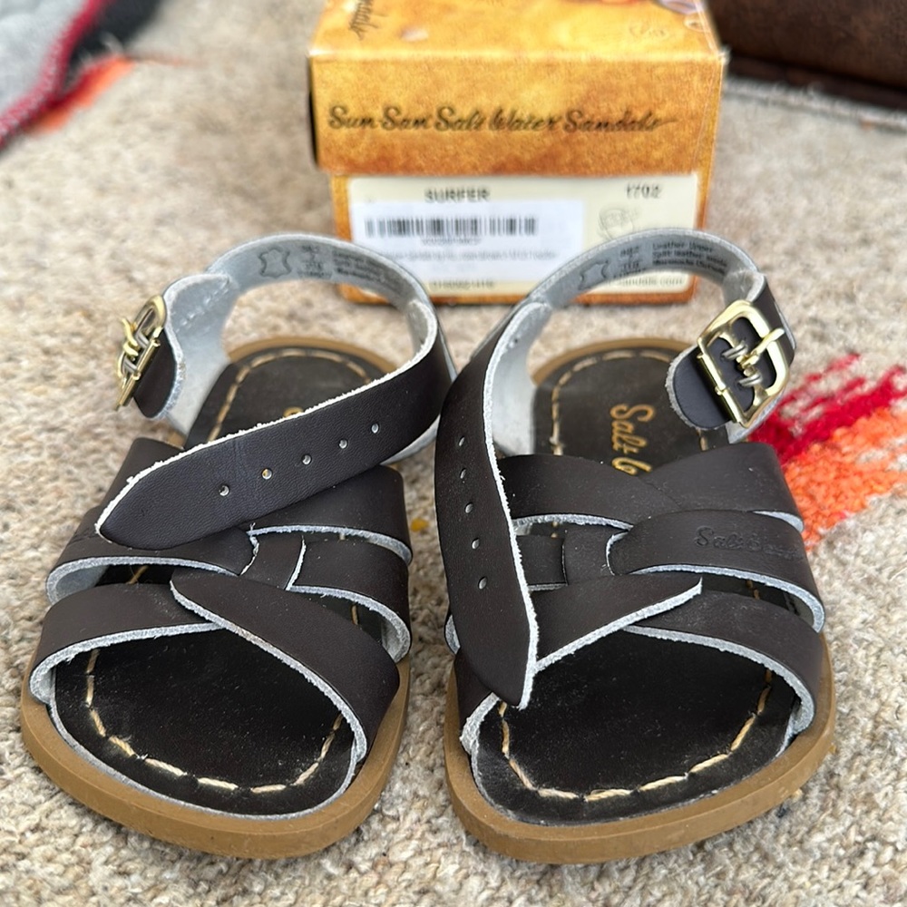 Saltwater surfer Sandal Brown T 7